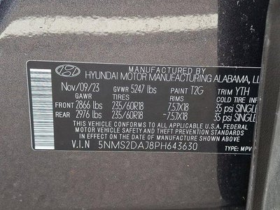 2023 Hyundai SANTA FE SEL AWD