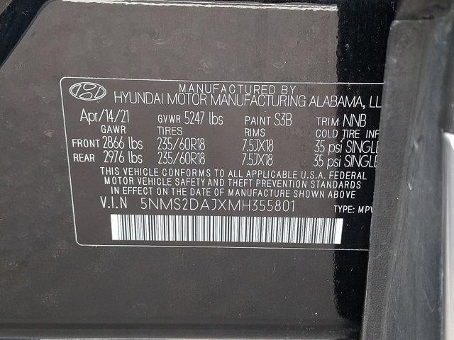 2021 Hyundai SANTA FE SEL AWD