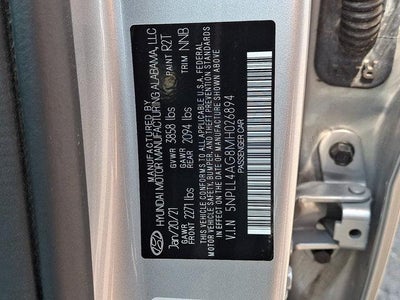 2021 Hyundai ELANTRA SE IVT
