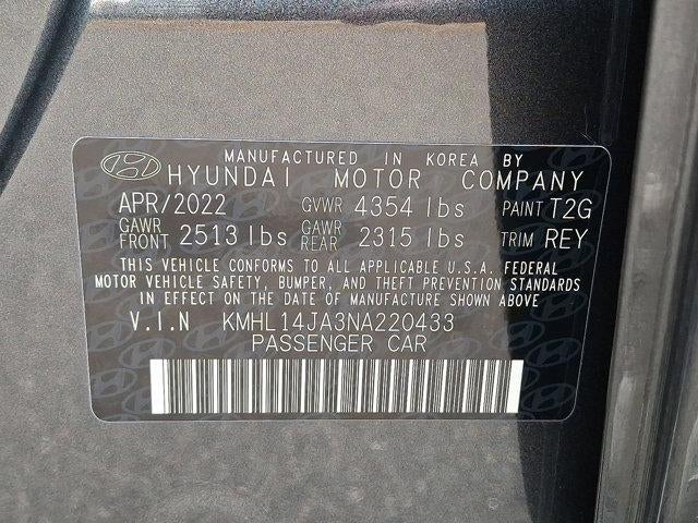 2022 Hyundai SONATA SEL 2.5L
