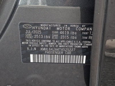 2026 Hyundai SONATA SEL Sport AWD