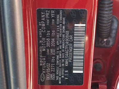 2023 Hyundai ELANTRA SEL IVT Convenience