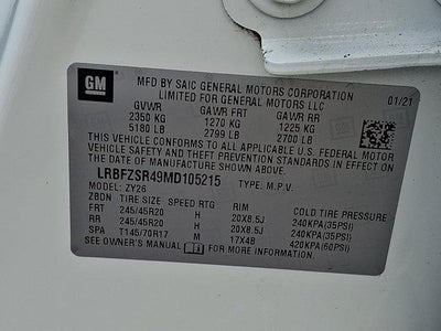 2021 Buick Envision AWD 4dr Avenir
