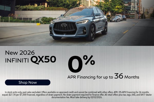 New 2026 INFINITI QX50