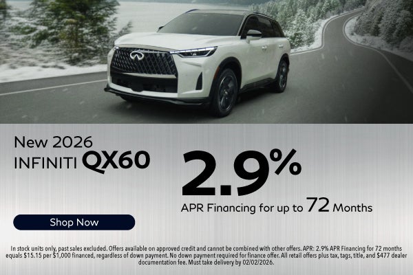New 2026 INFINITI QX60