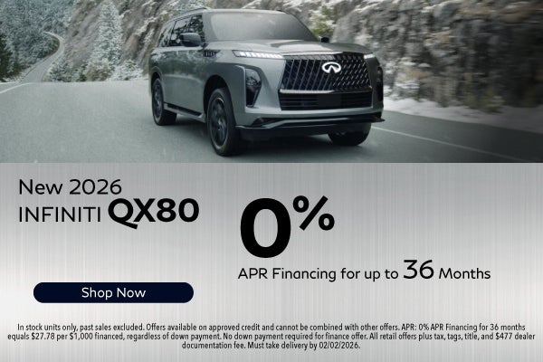 New 2026 INFINITI QX80