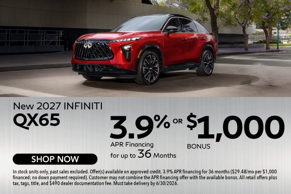 New 2027 INFINITI QX65