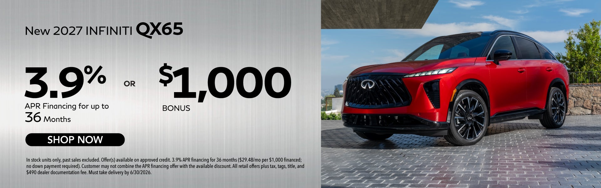 New 2027 INFINITI QX65