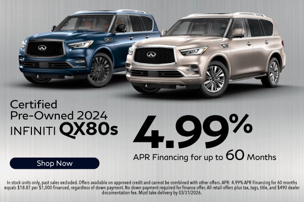 Certified Pre-Owned 2024 INFINITI QX80s